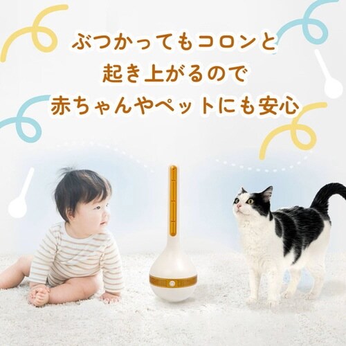 コロンとかわいい「たおれない扇風機」