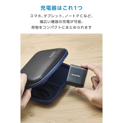USB充電器70W PDPPS 3ポート 紺