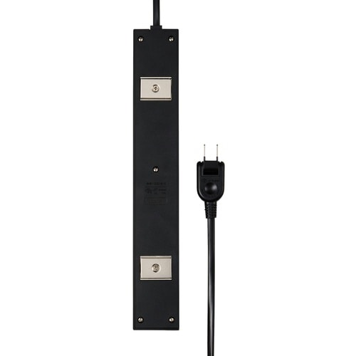 電源タップ 10個口 10m 雷ガード 黒