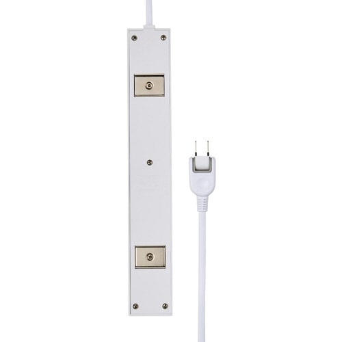 電源タップ 10個口 10m 雷ガード 白