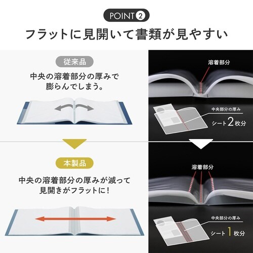 クリヤーブック A4 60P アイボリー