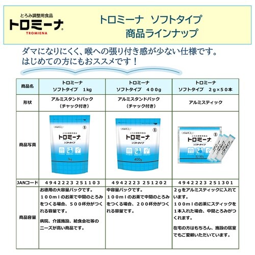 トロミーナ ソフト (1kg入)×10袋入