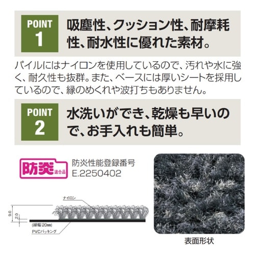ロンステップマットNEO #1 グリーン