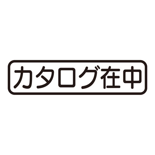 印鑑 ビジネスゴム印 カタログ在中 (ヨコ)