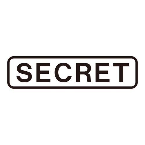 印鑑 ビジネスゴム印 SECRET