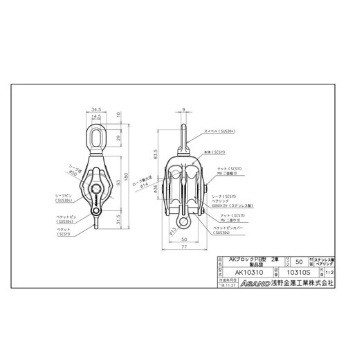 AK10310 AKブロックPB型 2車