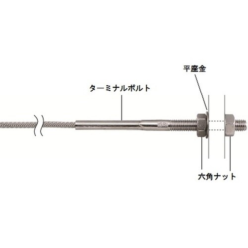 AK7479 ターミナルボルト 左ねじ