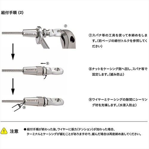 AK15362L SLターミナルボルト 左ねじ
