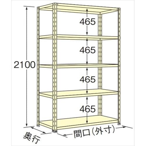 WO2109L05 軽量棚 100kgタイプ