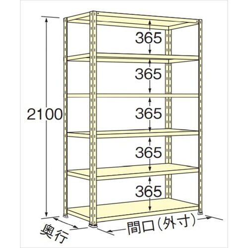 WO2112M06 軽量棚 100kgタイプ