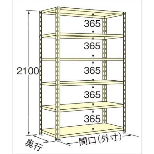WO2115L06 軽量棚 100kgタイプ