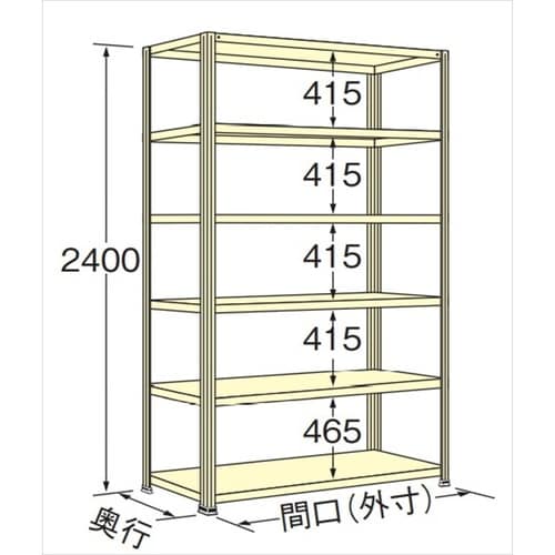 WO2415L06 軽量棚 100kgタイプ