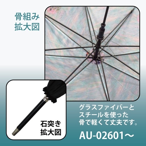 名画フリル傘(クリムト「カソーネスガルダ」)