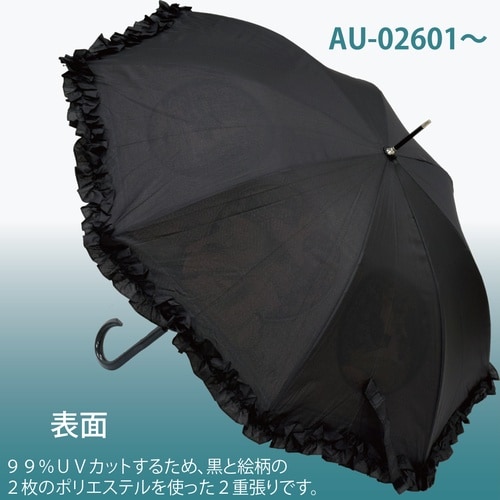 名画フリル傘(クリムト「カソーネスガルダ」)