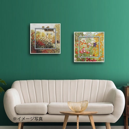 ビッグアート(モネ「庭園のアーチスト」)