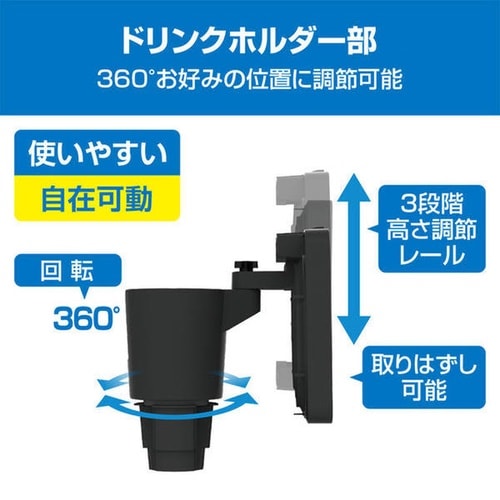 車内用品 ドリンクイン ファストフードトレイ