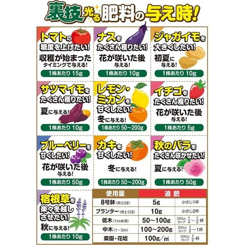 プロの裏技野菜・花をつくる肥料 1kg