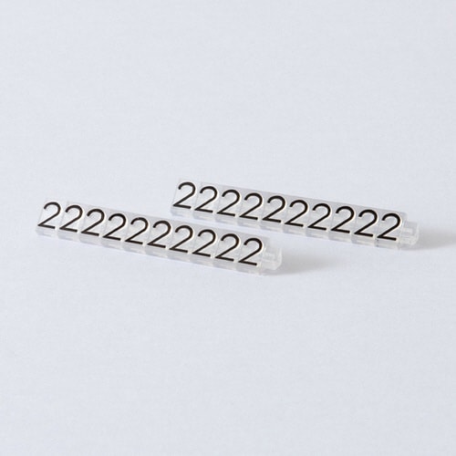 ニュープライスキューブ補充L用20粒透明/黒 2