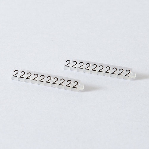 ニュープライスキューブ補充S用20粒透明/黒 2
