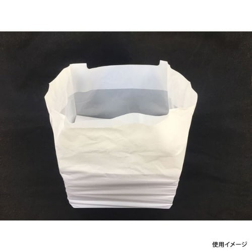 古紙回収スカンジーバッグ 無地 乳白