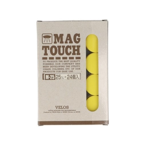 マグタッチ Φ25mm 黄×48