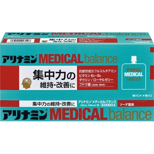 アリナミン メディカルバランス ソーダ風味 6個