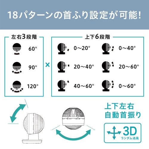 サーキュレーターアイ DC JET 18cm W