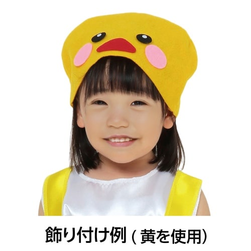 フェルトまんまる帽子 赤