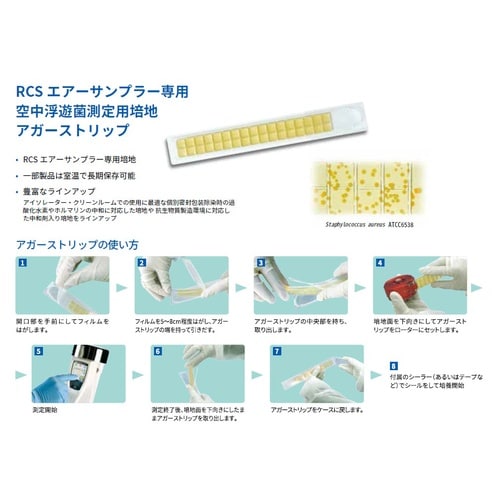 エアーサンプラー専用培地SDX 酵母・カ