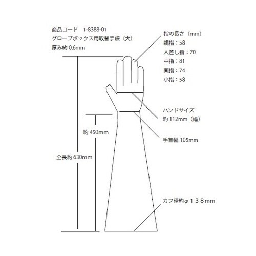 大型グローブボックス AS−800S−L