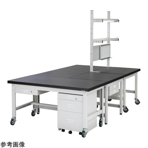耐薬耐荷重作業台(引出し・下棚・キャスタ