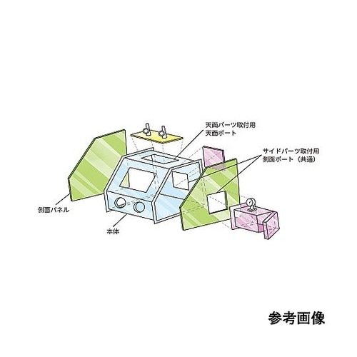 グロブロックス ワイド800 本体(扉あ