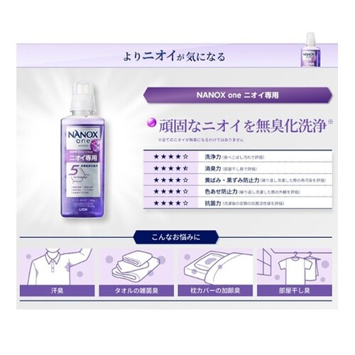 600g 洗濯用洗剤(NANOX one
