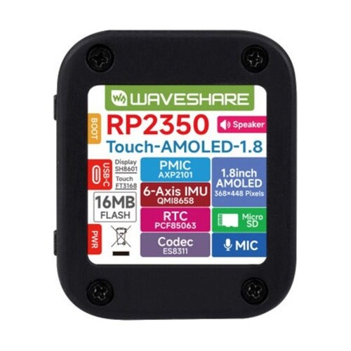 RP2350搭載 1.8インチ AMOL