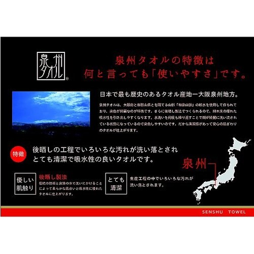 フェイスタオル 200匁 日本製 1セッ