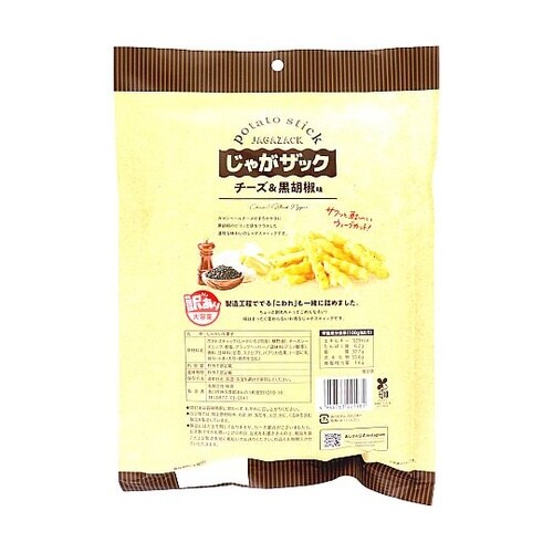 じゃがザック チーズ&黒胡椒味 160g