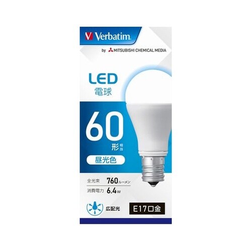 LED電球 60W E17 LDA6D−