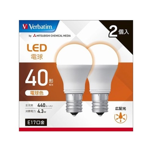 LED電球 40W 1パック(2個入)