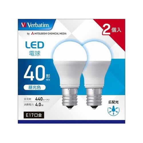 LED電球 40W 1パック(2個入)