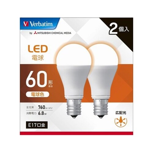 LED電球 60W 1パック(2個入)