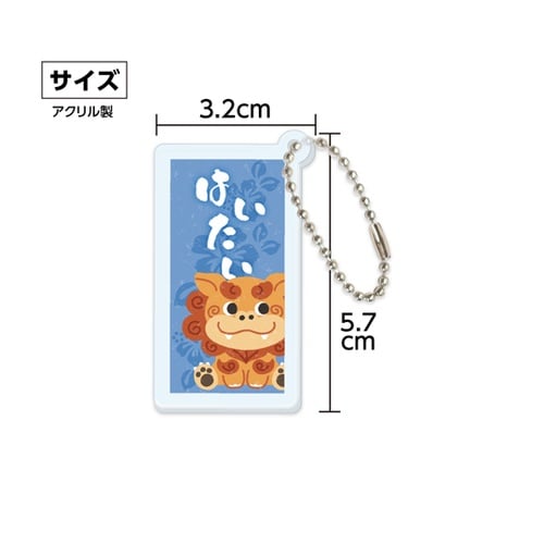 沖縄アクリルキーホルダー はいたい 11