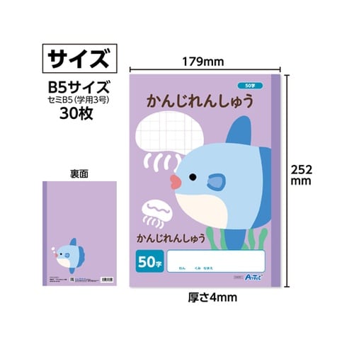 かんじれんしゅう 50字 (B5) 30