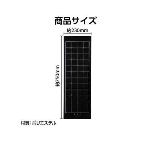 埼玉判下敷 両面罫線入 黒 12059