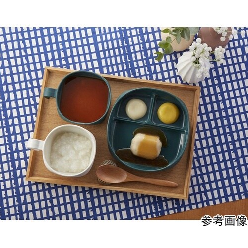 こぼしにくいお皿3点セット グリーン a