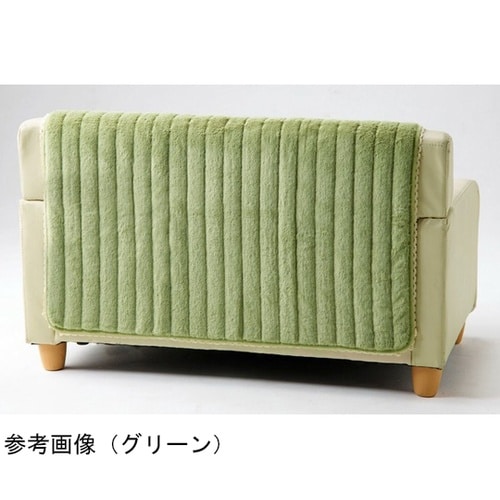 トーション付きふわふわローズソファカバー