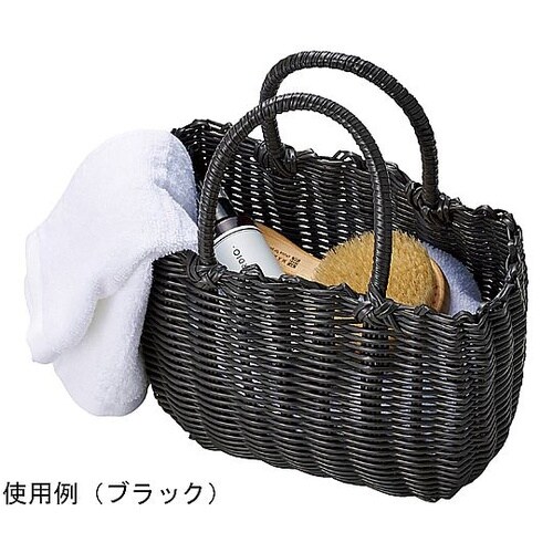 取手付きバスケットSS ホワイト K3