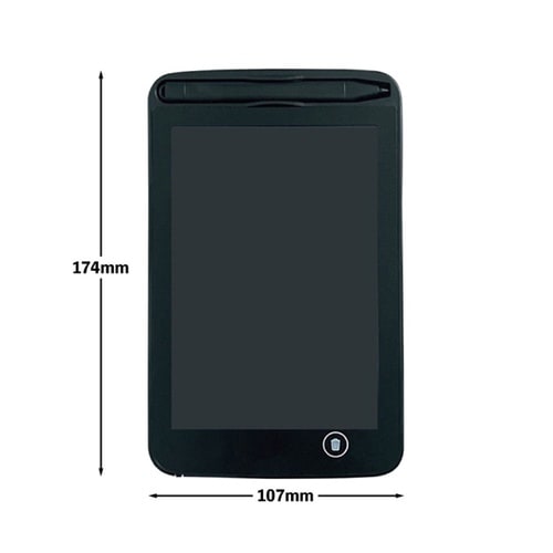 電子メモパッド 6.5インチ ブラック色