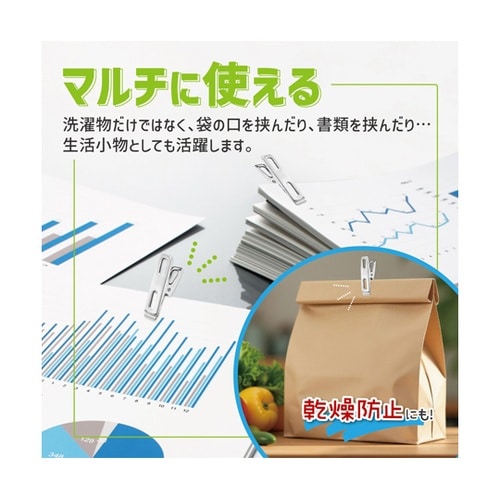 ステンレス 洗濯バサミ ミニサイズ 1セ