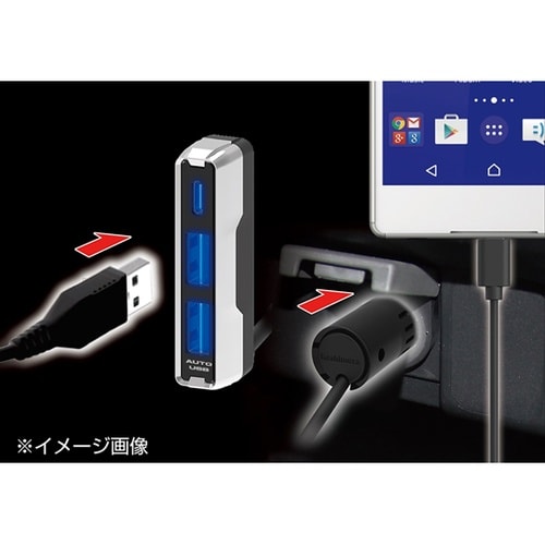 DC−5.4A−リバーシブルUSB3ポー