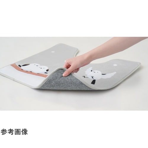 かわいいシマエナガの洗えるトイレマット(